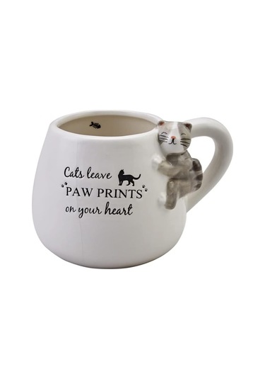 Cat Mug Kupa 465 Ml Açık Ahşap