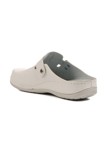 Aspor Beyaz Anatomik Erkek Sabo Terlik Çok Renkli