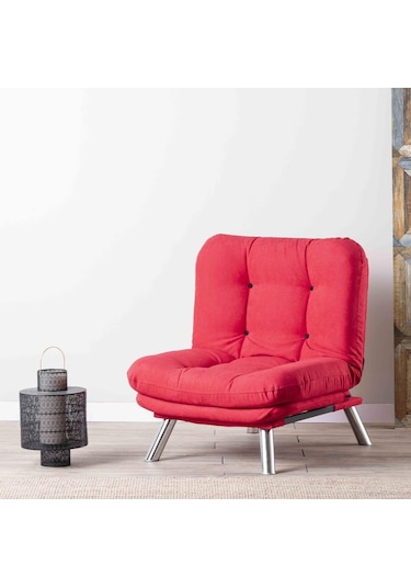 Pafu Misa Tekli Kanepe - Kırmızı Diğer