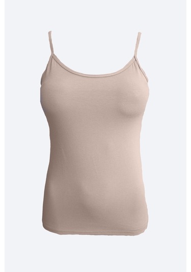 Malabadi Kadın Ten Ayarlanabilir Ip Askılı Modal Atlet 140 Ten Rengi