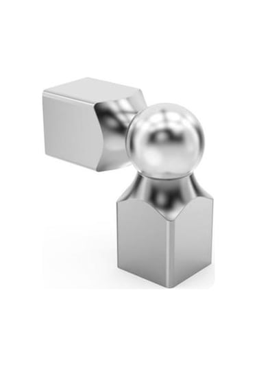 14x14 Kare Boş Küre Topuz Dirsek Antrasit 5 Li Antrasit