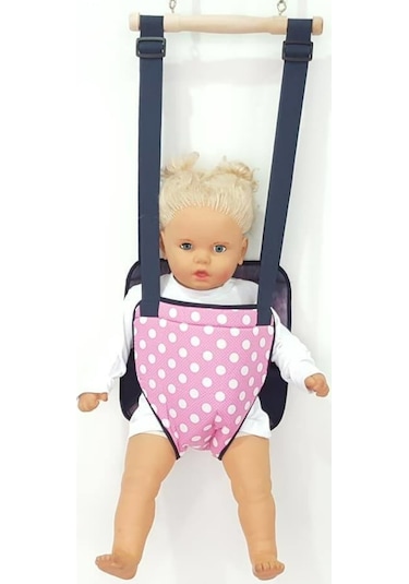 Kız - Erkek Bebek Hoppala (Zıp Zıp) Pembe Yürüteç