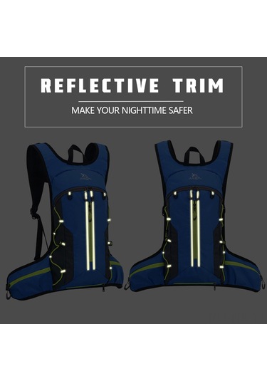 Padalink Su Gezi Ve Spor İçin Nefes Alabilir Su Geçirmez Sırt Çantası, 2l Su Kesesi İçin Hafif Ve Katlanabilir Mavi