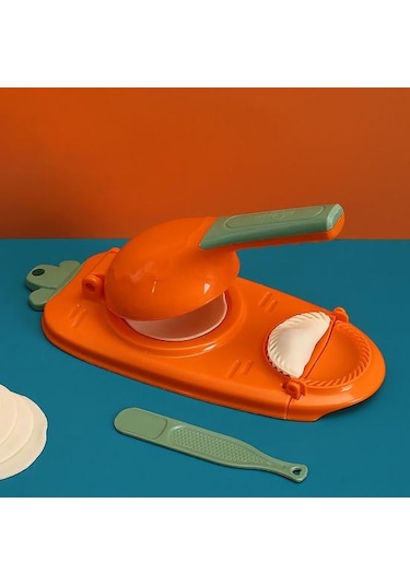 Yeşil Ergonomik Saplı Hamur Pres Makinesi Pratik Basit Kullanım Dıy Cilt Artefakt Yapıcı Yeşil