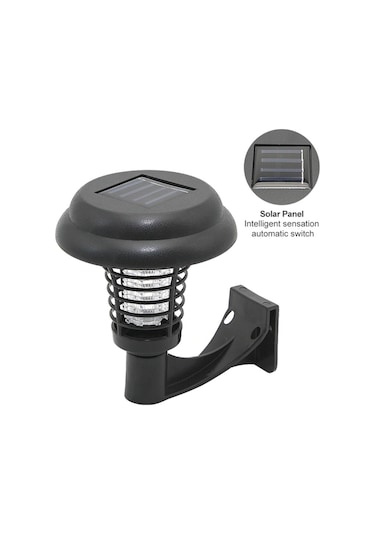 Sones Led Güneş Enerjisi Sivrisinek Kovucu Bug Zapper Killer Uv Lamba Böcek Haşere Açık Bahçe Çim Peyzaj Işık