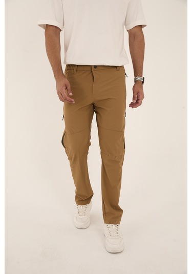 Camp531 Outdoor Tactical Su İticili Likralı Yazlık Erkek Taktik Pantolon Hardal