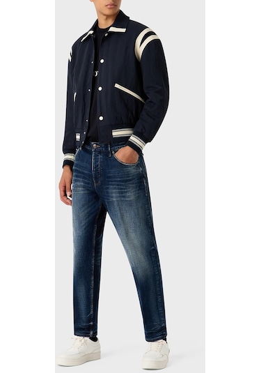 Emporio Armani Erkek Kot Pantolon 6r1j69 1dqtz 0942 Koyu Mavi