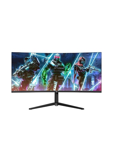 GamePower WQ34 34" 1 MS 180 Hz UWQHD Curved VA LED Monitör
