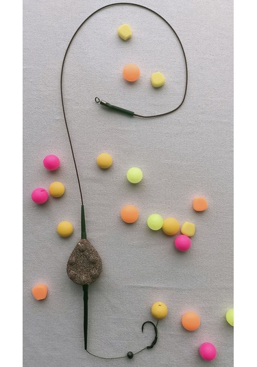 Inline Kurşun'lu Sazan Takımı 14 Mm Sarı Pop Up'lı