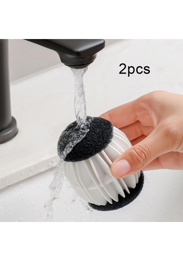 Pazly Topları Temizleme Suntek Siyah Karıştırma Çamaşır Beyaz Adet 2 Ms Beyaz - Siyah