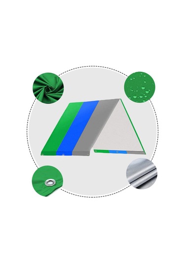 Suntek Su Geçirmez Salıncak Seti Yedek Tarp Yeşil-mavi-gri Yeşil Mavi Gri Yeşil - Mavi - Gri