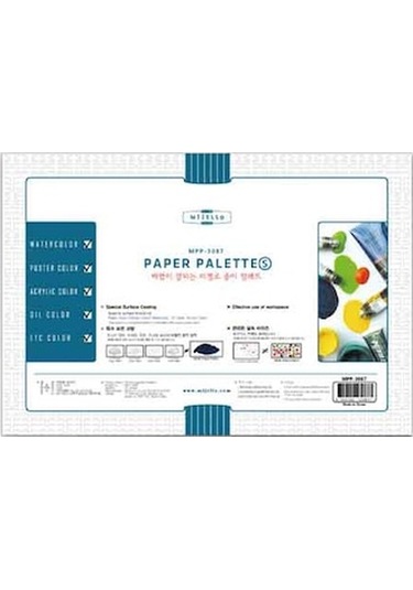 Mijello Kağıt Palet 255X175 Mm. 30 Yaprak