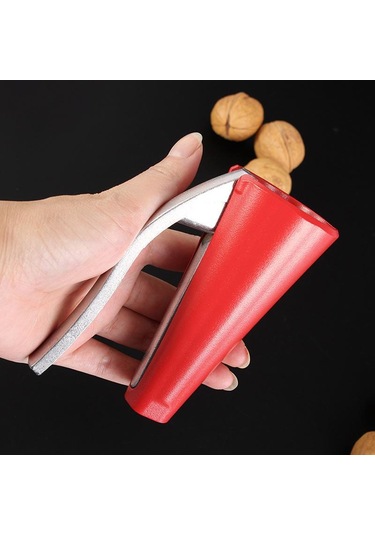 Huni Ceviz Kıracağı Mutfak Yeni Mutfak Aksesuarları Ceviz Açacağı Pense Ceviz Açmak İçin Alet Fındık Klipsi Ceviz Maşası Kabuk Soyucu Kırmızı