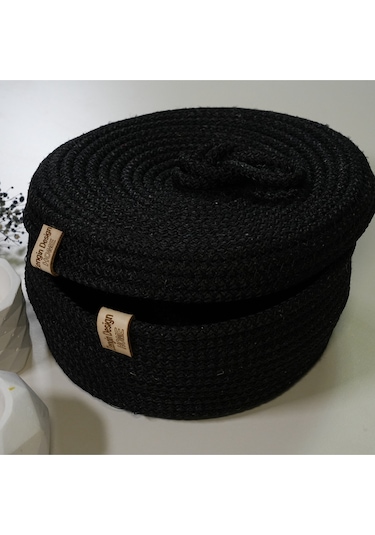 Zengin Design Home Zengin Supla Ekmek Sepeti Siyah