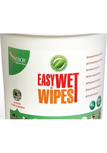 Vebox Easy Wet Wipes Islak Kova Mendil 300 Adet