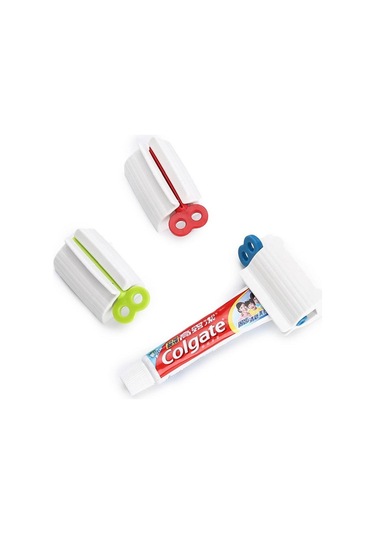 Pratik Diş Macunu Sıkma Aparatı Çevirmeli Diş Macun Sıkacağı 2 Li Diğer