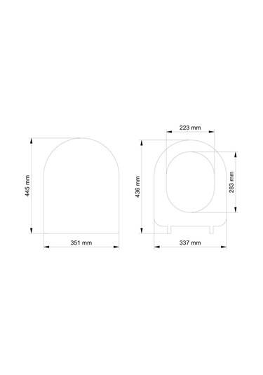 Visam Mimoza Yavaş Kapanan Klozet Kapağı 532-004 Beyaz