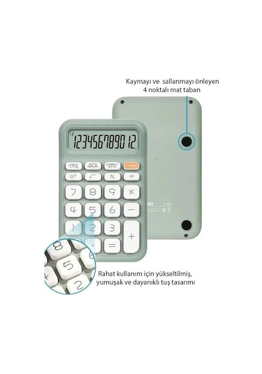 Powermaster Pm-25410 Yeşil 12 Haneli Hesap Makinesi