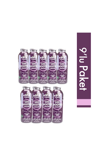 9'lu Organik Smoothie Merry Berry 414 Ml
