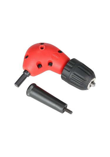 Geekyou Kırık Alanlar İçin 90 Derece Elektrik Matkap Ek Uzantısı, 0.8-10mm Jaws, 20n M Tork, Manuel Sabitleme, Alüminyum Ve Çelik Malzeme