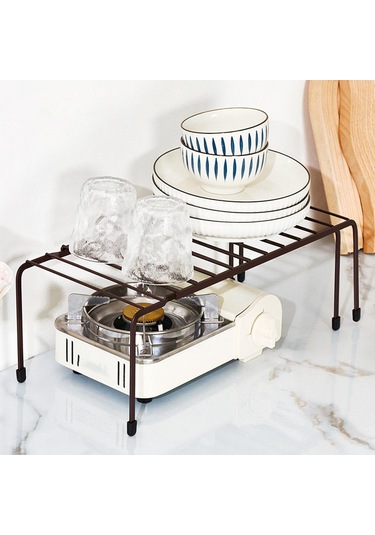 Suntek Mutfak Raf Düzenleyici Tutucu Baharat Koyu-kahverengi Koyu Kahverengi