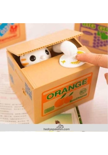 Para Çalan Hırsız Kedi Kumbara