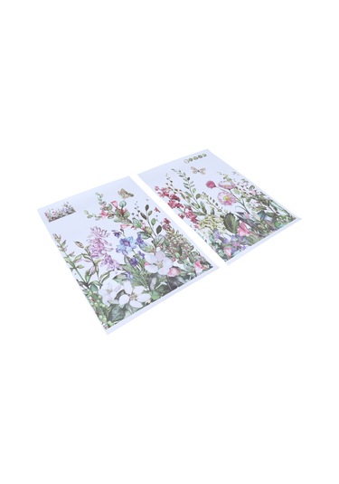 Hangfox Bitkisel Desenli Otomatik Yapışkan Duvar Sticker, Canlı Renkler, Kolay Uygulama, Ev Dekorasyonu, Pvc Malzeme, 50x35cm Y1744 Diğer