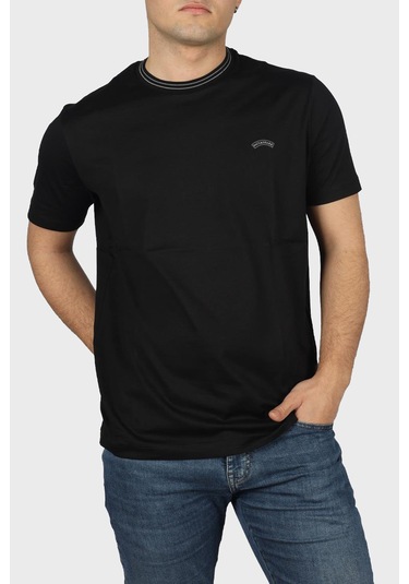 Paul & Shark Erkek T Shirt 24411027 011 Siyah SIYAH Siyah