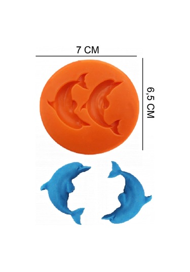 Yunuslar Silikon Şeker Hamuru, Sabun, Mum Kalıp