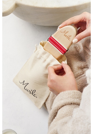 Mar'le Selülit Karşıtı Doğal At Kılı Fırçası