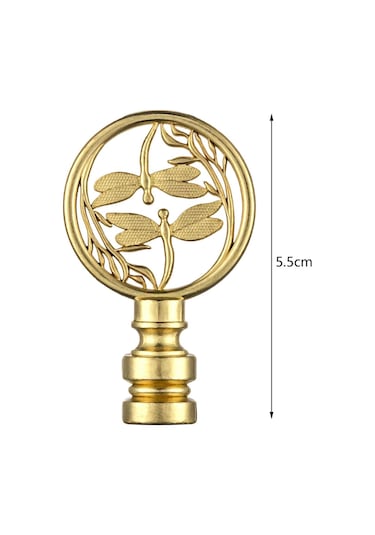 Homyl Lamba Finial Cap Topuzu Vidalı Kapak Topper Yatak Altın