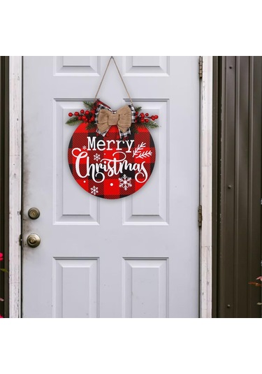 Suntek Halat Ile Noel Kapı Askı Pencere Partisi Yard Kırmızı