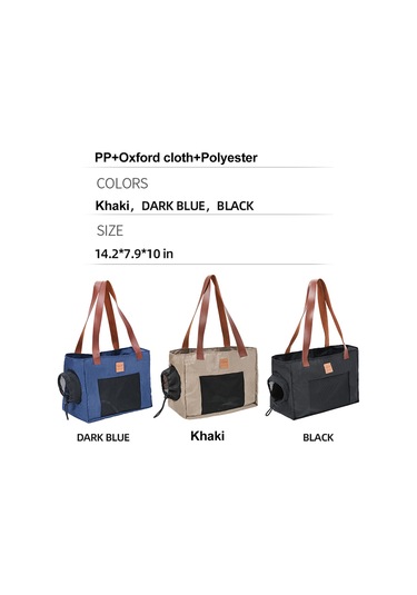 Moveevo Taşınabilir Kedi/köpek Taşıyıcı - Nefes Alabilir, Oxford Kumaş, Aşınma-leke Dayanıklı, Geniş