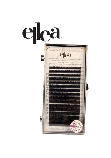 Ellea Classic Mix İpek Kirpik 0.10 Kalınlık D Kıvrım 8-15  MM Boy Aralığı