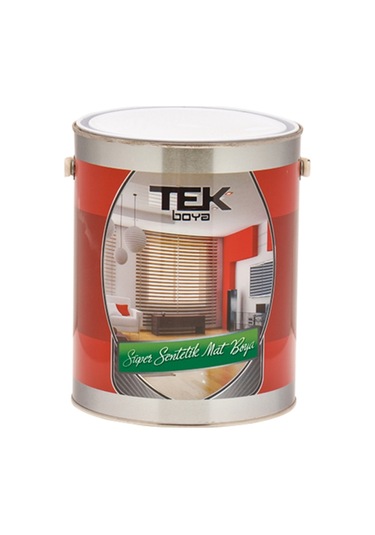 Tek Süper Lüks Sentetik Mat Yağlı Boya 0,75 Lt Siyah