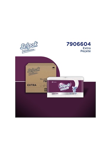Selpak Profesyonel Extra Peçete 200'lü X 15 Adet