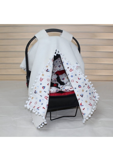 Çift Katlı %100 Pamuk Müslin Kumaş Puset Örtüsü Takımı Çift Taraflı Pike Puset Örtüsü & Minderi Beyaz Çift Katlı %100 Pamuk Müslin Kumaş Puset Örtüsü Takımı Çift Taraflı Pike Puset Örtüsü & Minderi Beyaz