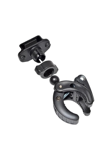 Bisiklet/motosiklet Elde Taşanan Radyo Talonu Montajı, Ham Ht İçin Araç Kapat Ray Kelepçe Tutucu, Walkie Talkie, Tarayıcı, Hoparlör Mikrofonu