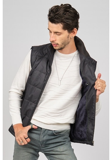 Daynax Erkek Cep Detaylı Yelek 492800 Antrasit Antrasit