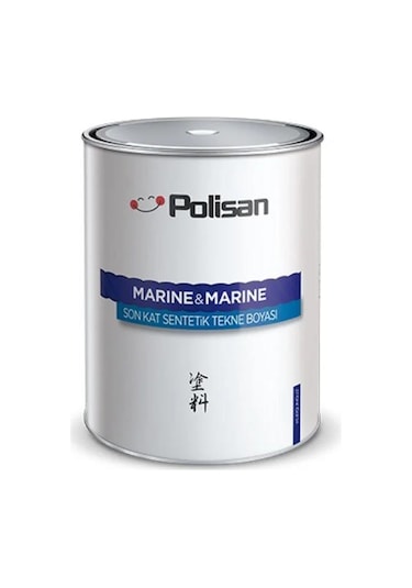 Polisan Marin Sentetik Tekne Boyası Kırmızı 0.75 L