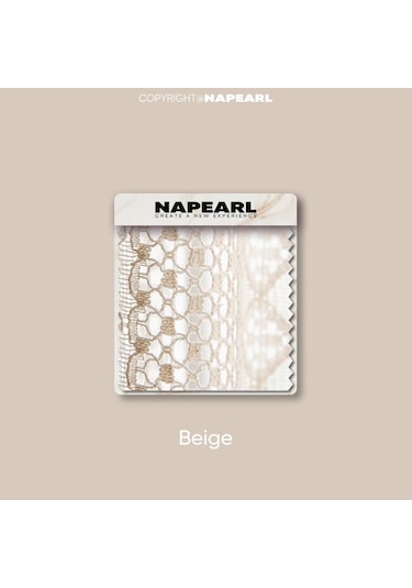 1 Adet Napearl Brokar Pamuk Çözgü Örme Zanaat Perde Püsküller İle Oturma Odası Yatak Odası Ev Dekor İçin W150cm X L240cm Bej