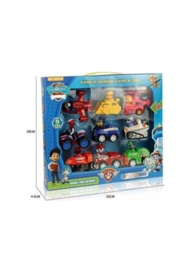 Bvm Oyuncak Paw Petrol Figür Seti 9'Lu