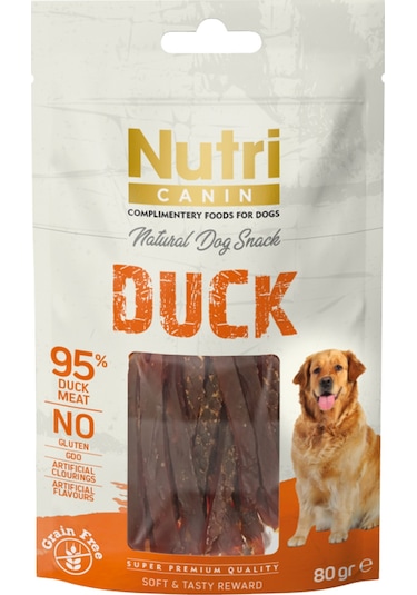 Nutri Canin Ördekli Tahılsız Köpek Ödül Maması 80 G
