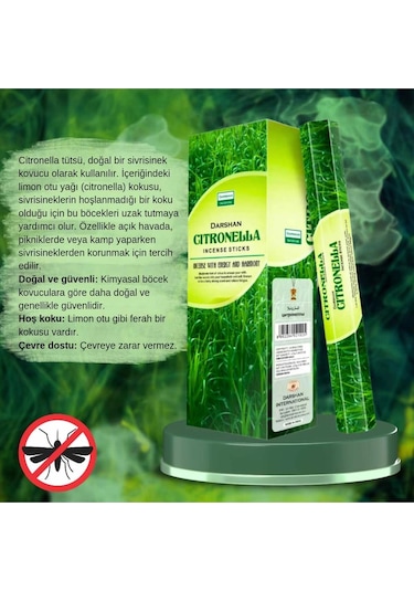 Citronella Sivrisinek Tütsüsü 20 Çubuk