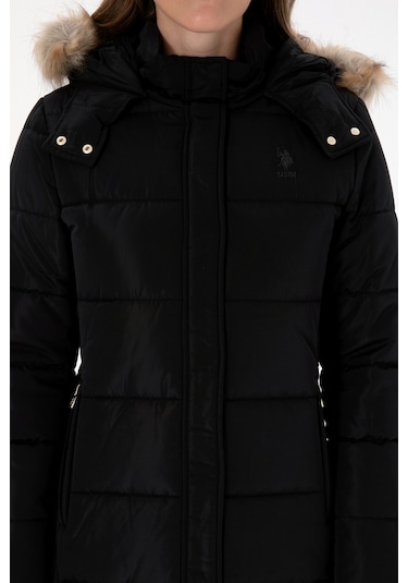 U.s. Polo Assn. Kadın Siyah Kaban 50308001-vr046 Siyah