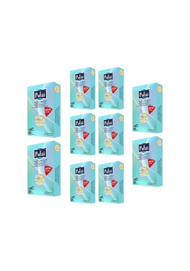 Pufai Slim Katran Süzen Filtreli Ağızlık 5 - 6 MM 25'li x 10 Paket Mavi Kutu