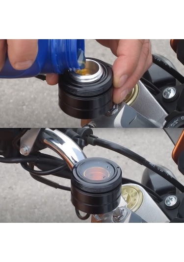 Ranyeek Motosiklet Zincir Yağlama Aleti Alüminyum 30ml - Honda, Yamaha, Suzuki, Kawasaki Uyumlu Mavi Aksesuar