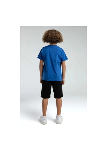 Erkek Çocuk Bermuda Takım - Cobalt Cobalt