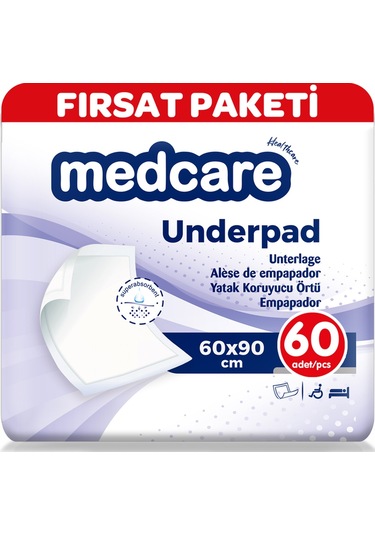 Medcare Yatak Koruyucu 60 x 90 CM 60 Adet