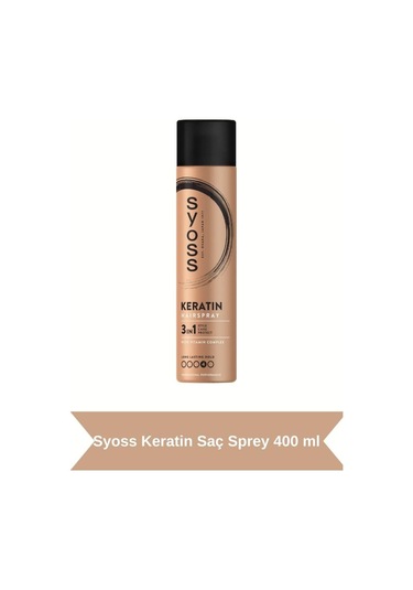 Syoss Keratin Sprey 400 Ml - Saç Güçlendirme Ve Bakım